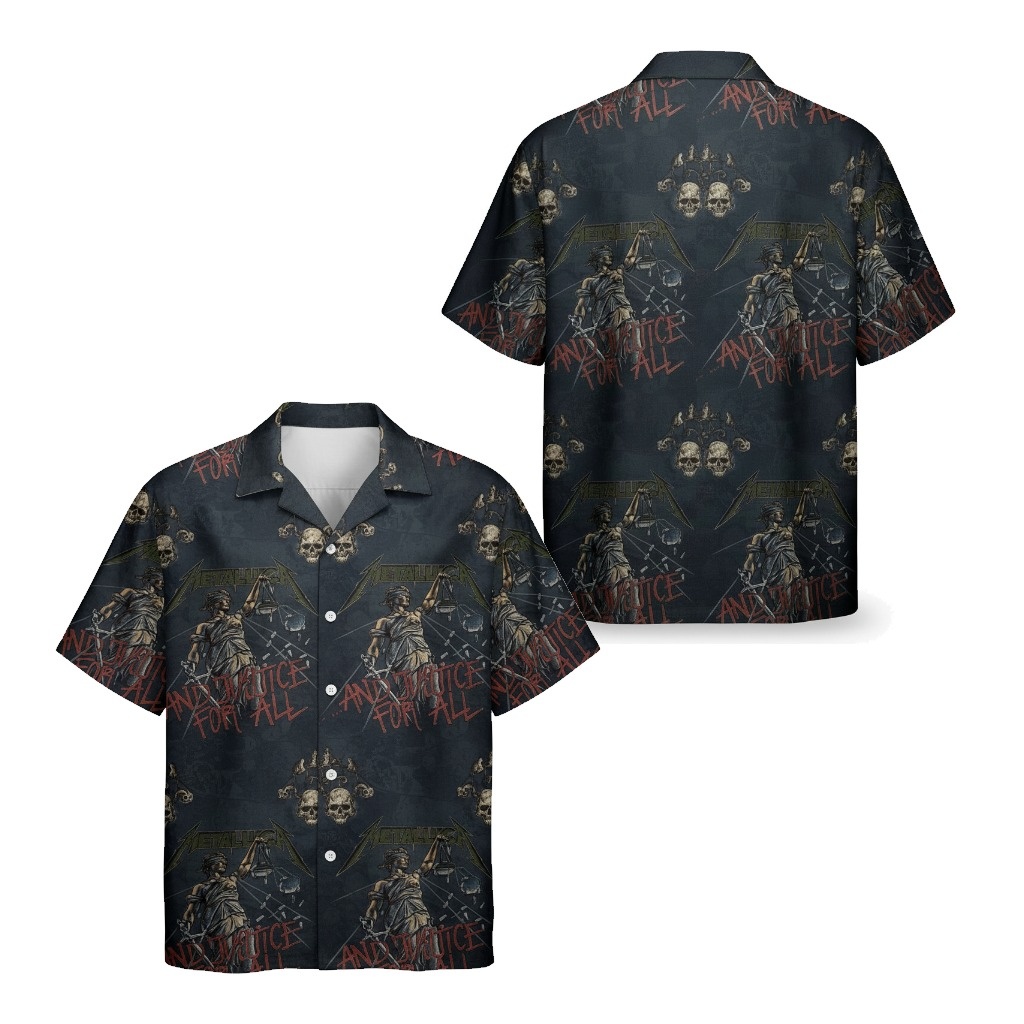 Dark Justice For All Metallica Hawaiian Shirt